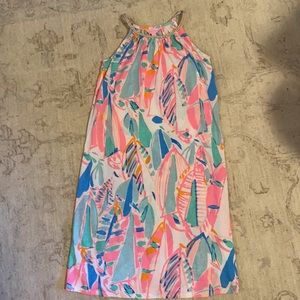 AMAZING Lily Pulitzer print max 8/10 w/gold braid